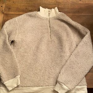 Donni Sherpa Pearl Quarter Zip Pullover